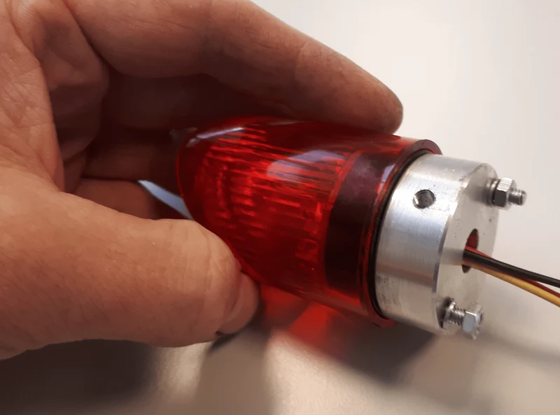 Rückschleife Bobber BMW mit Rücklicht