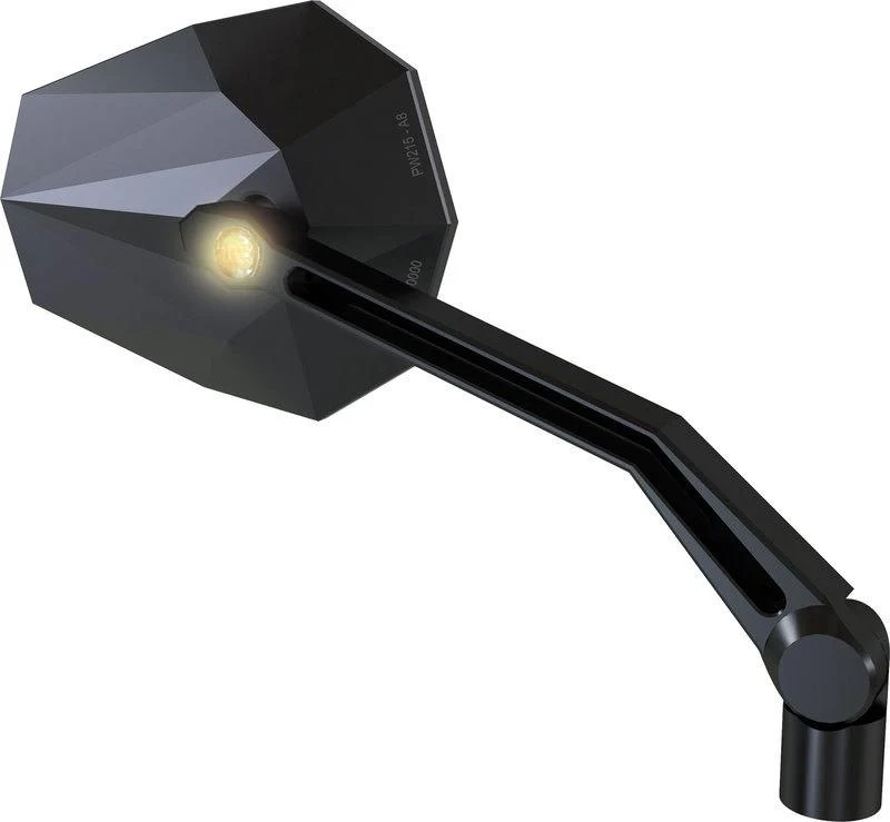 Stealth-Spiegel - x2 Highsider mit integrierten Blinkern, Homol.E