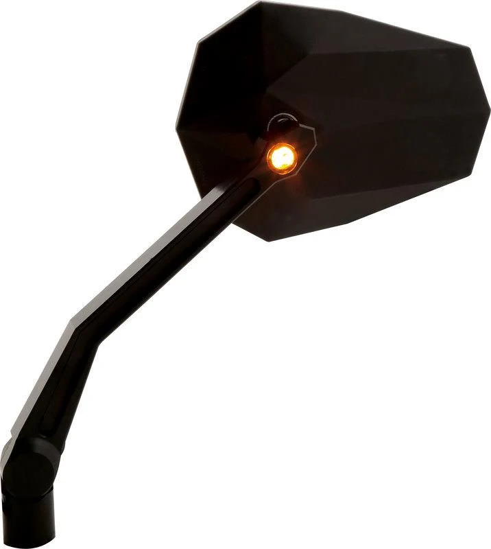 Stealth-Spiegel - x2 Highsider mit integrierten Blinkern, Homol.E