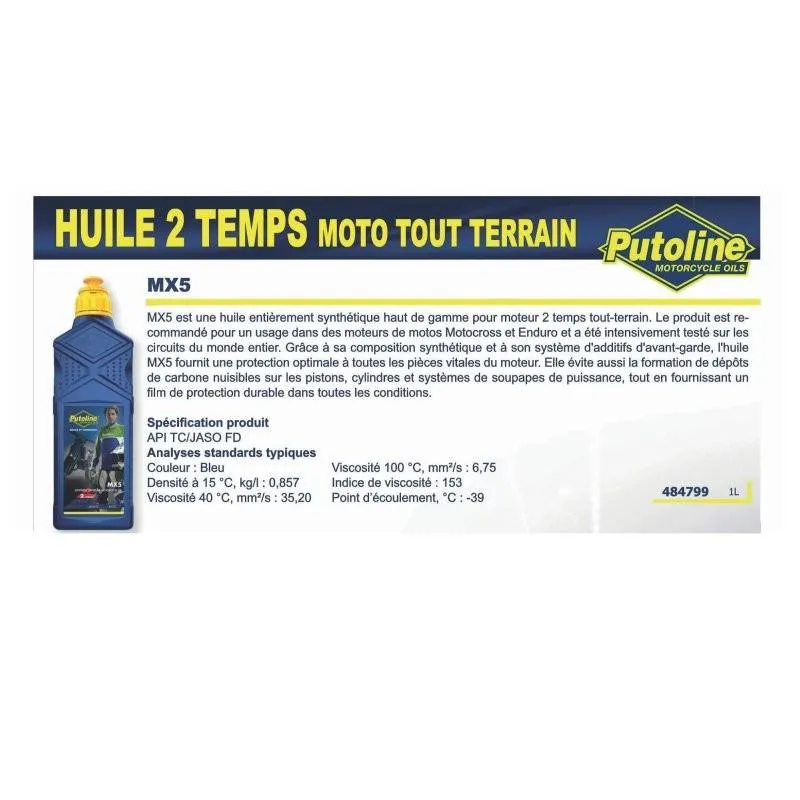 MX2 5-Takt Öl Spezial synthetische Enduro 1L PUTOLINE