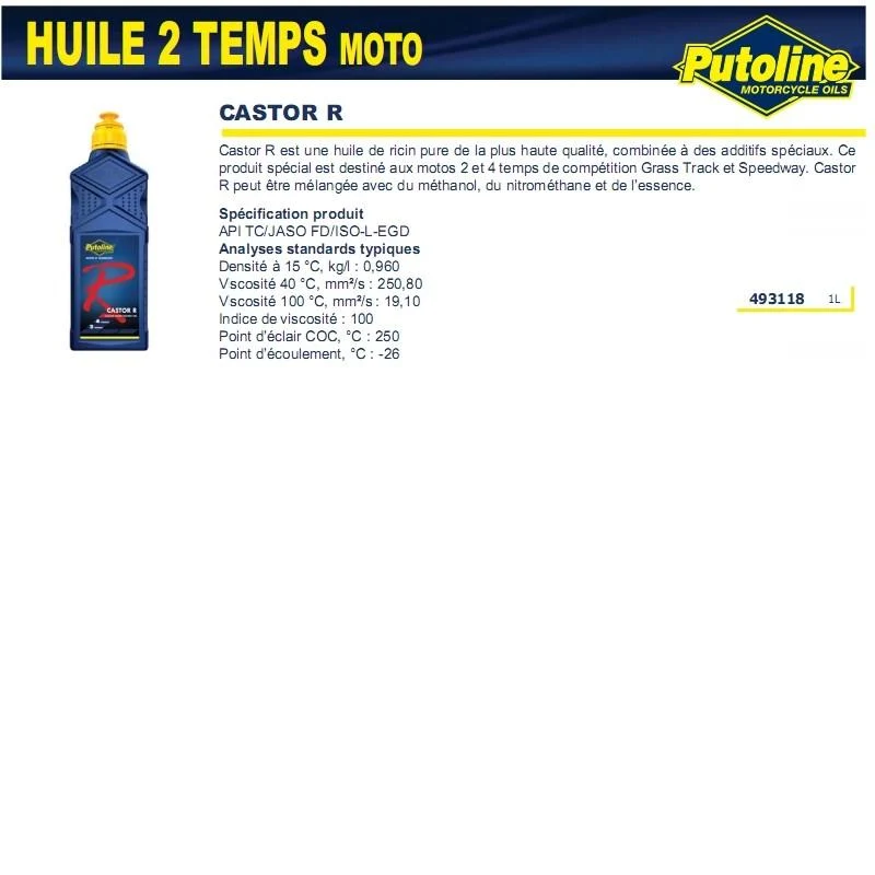 Rizinusöl Purecastor R 1L PUTOLINE