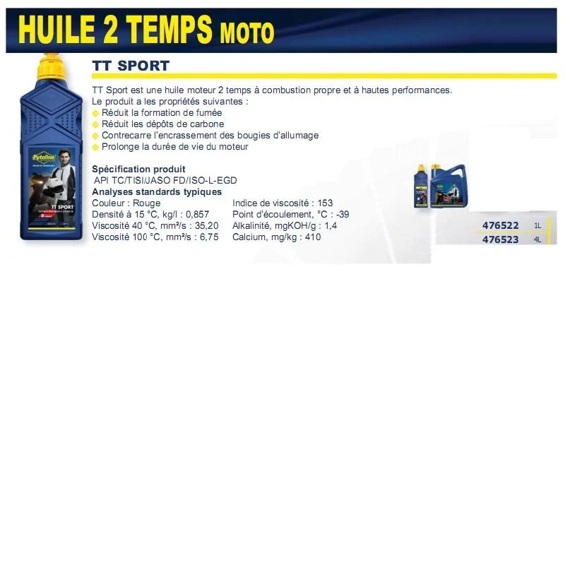 Öl 2T TT Sport 4L PUTOLINE