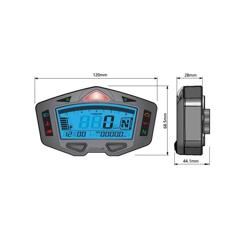 KOSO DB03 Tachometer / Drehzahlmesser
