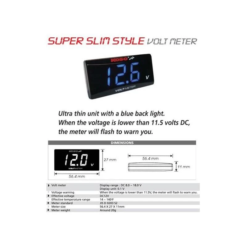 KOSO Voltmeter