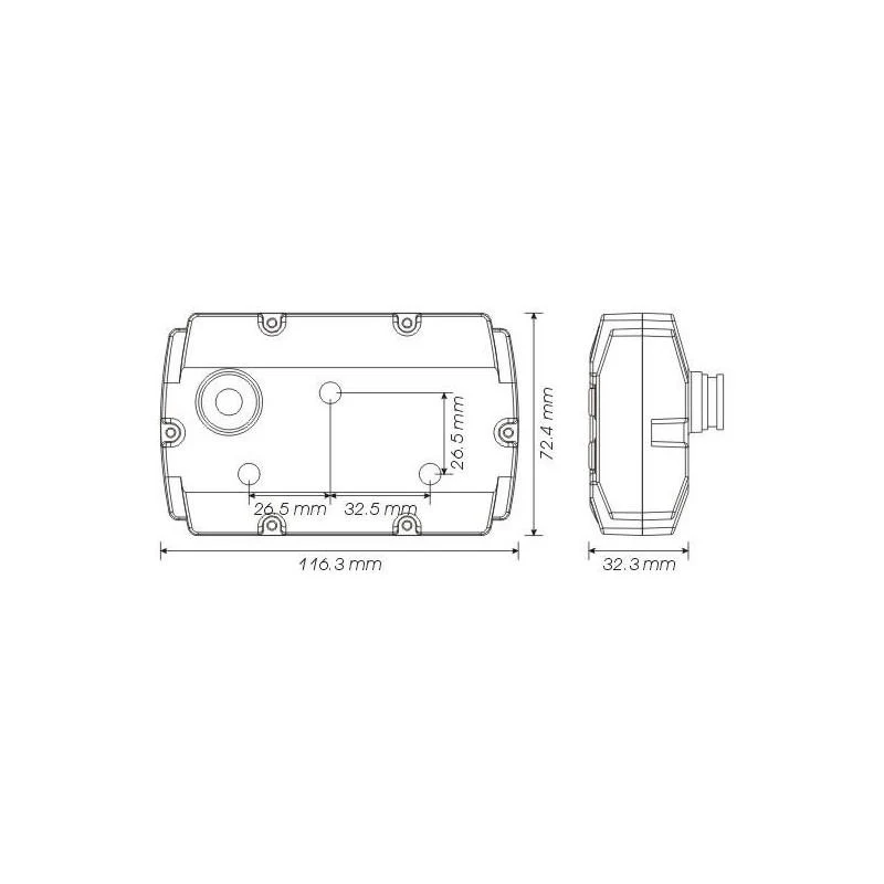KOSO XR-SRN Tachometer / Drehzahlmesser