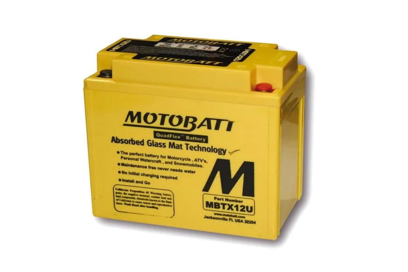 Batterie 12V 14AH MOTOBATT MBTX12U (4-polig)