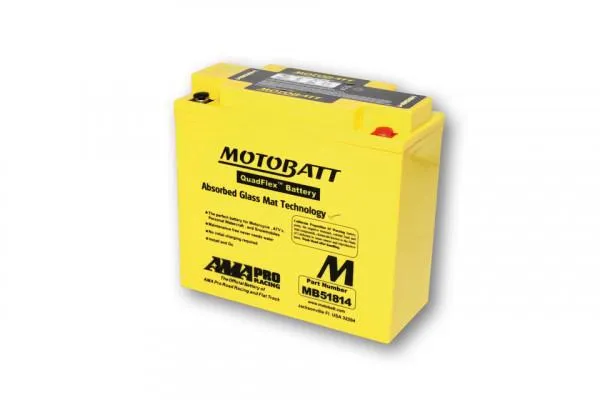 Batterie 12V 22AH MOTOBATT MB51814 (4-polig)