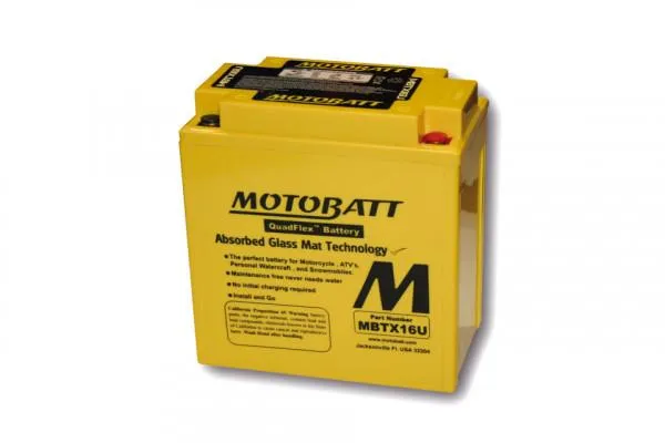 Batterie 12V 19AH MOTOBATT MBTX16U (4-polig)