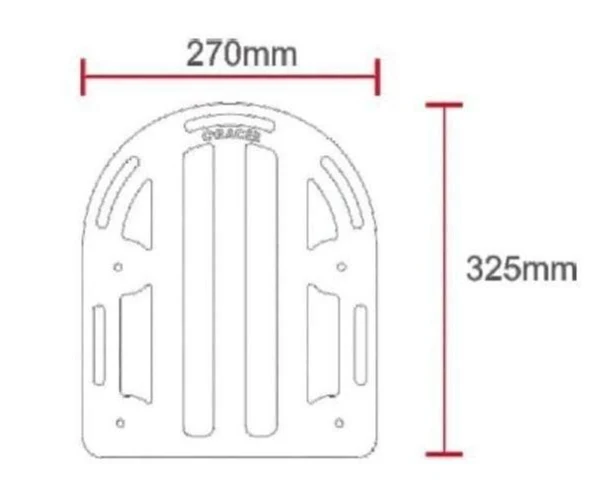 Gepäckträger aus CNC-Aluminium