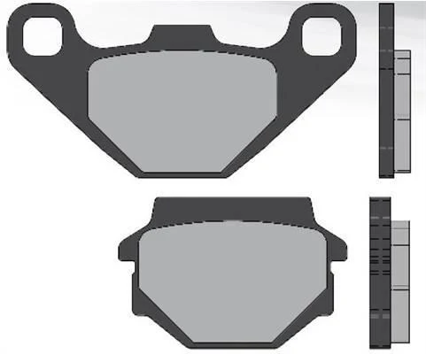 BRENTA Organische Bremsbeläge Aprilia ETX / Fantisches Riesenrad / Kawasaki KMX - BJ Estrella - ZR Balius / Mz