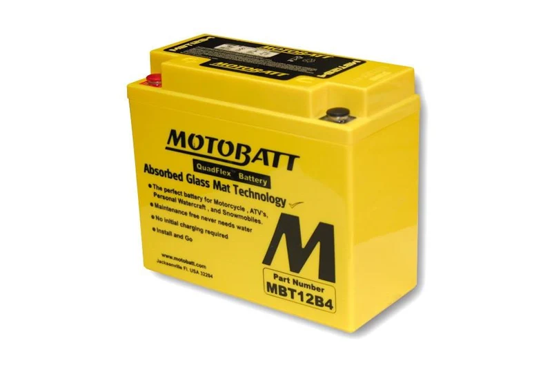 Batterie 12V 11AH MOTOBATT MBT12B4 (2-polig)
