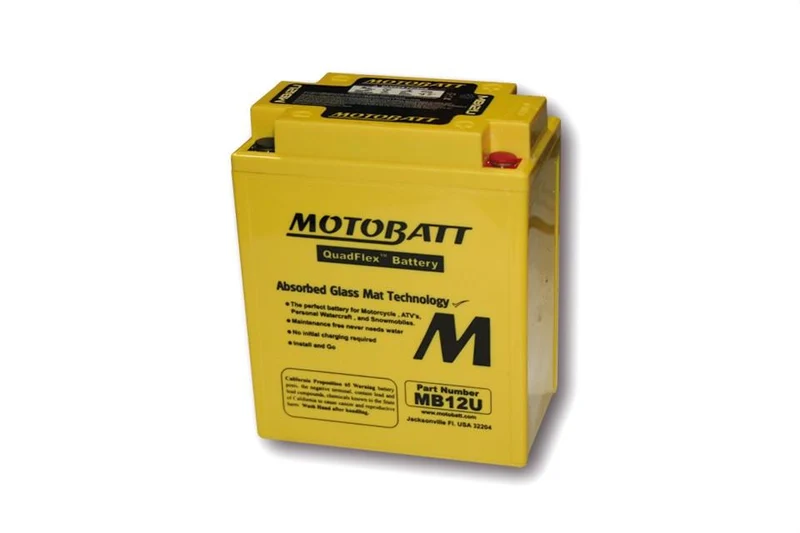 Batterie 12V 15AH MOTOBATT MB12U (4 Pole)