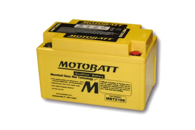 Batterie 12V 8AH MOTOBATT MBTZ10S (4-polig)
