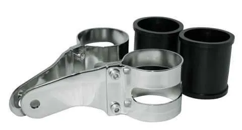 Paar Scheinwerferhalter Ø 53-57 mm - CHROM