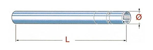 KAWASAKI ZXR 750 R Gabelrohr