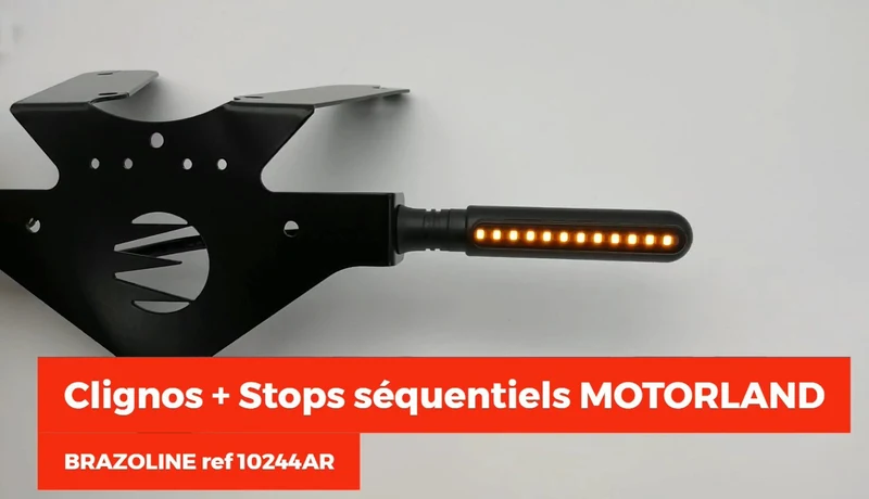 MOTORLAND-Sequenzanzeigen + Stopps