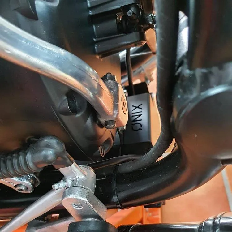 Batterie behälter BMW R-Serie unter dem Motor