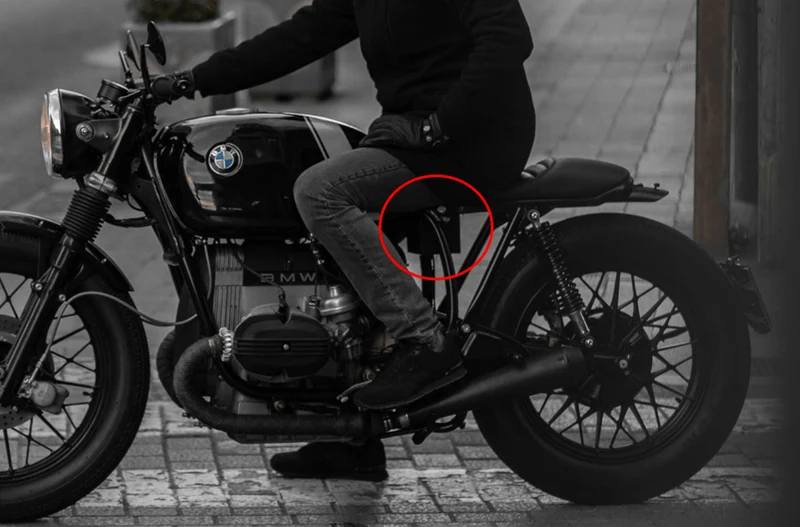 Batterie behälter BMW R-Serie unter dem Sattel