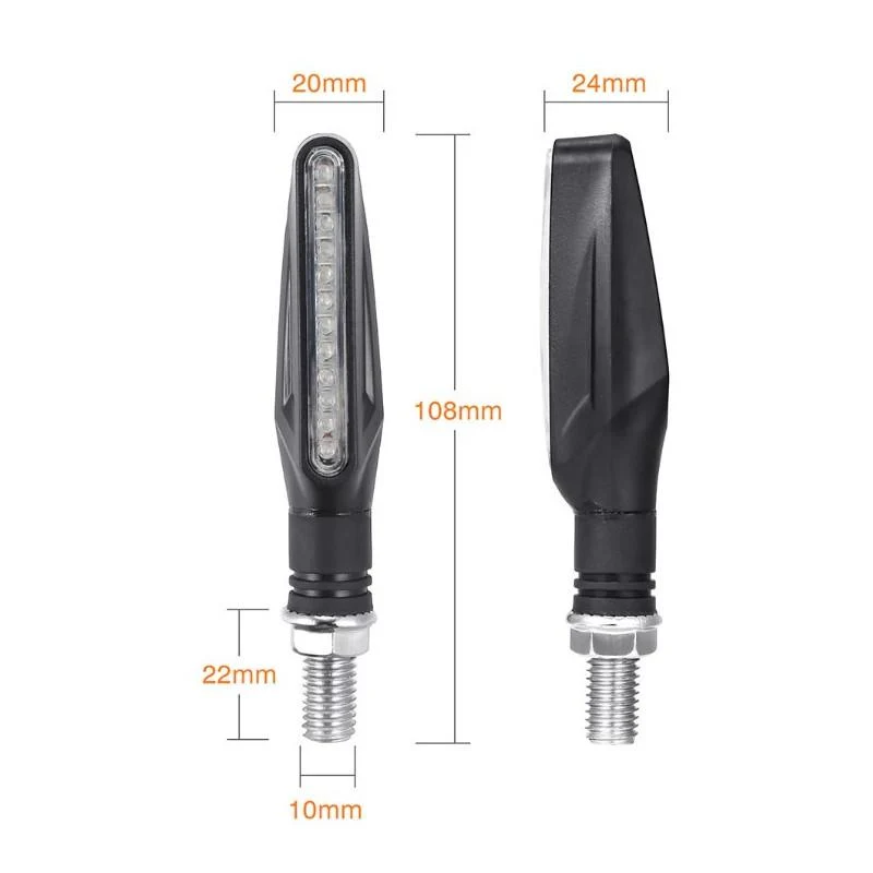 Paar FURTIF BLACK ECO LED-Blinker