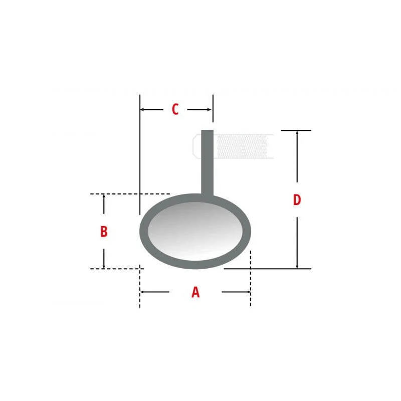 Lenkerendenspiegel mit integriertem LED-Blinker VICTORY-X RIM