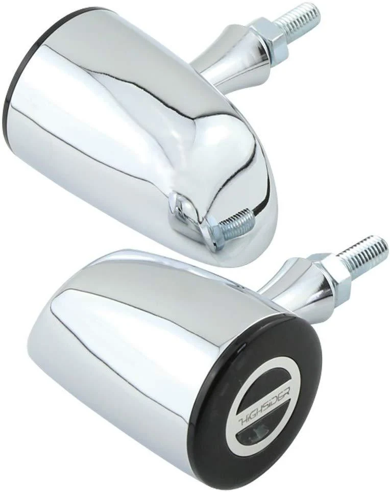 Blinker / LED-Leuchten HIGHSIDER Rocket Classic Chrom