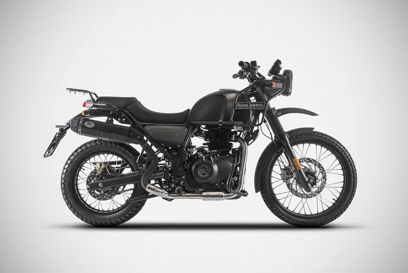Zard PENTA Edelstahl-Schalldämpfer mit hohem Durchgang Royal Enfield Himalayan