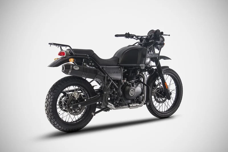 Zard PENTA Edelstahl-Schalldämpfer mit hohem Durchgang Royal Enfield Himalayan