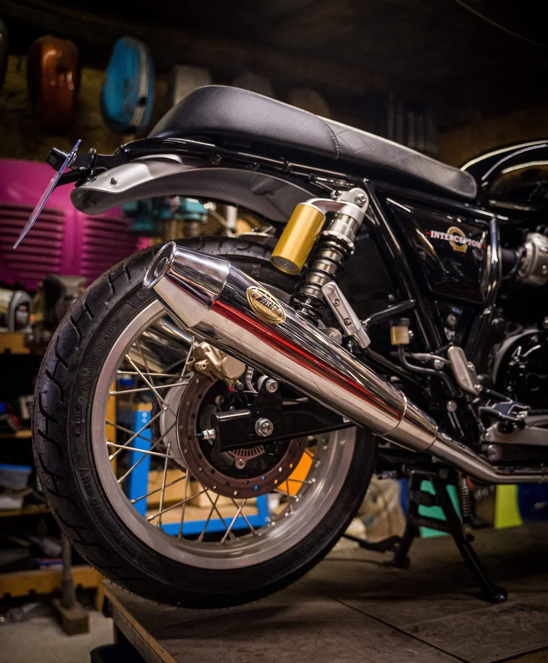 Zard Konischer Royal Enfield Schalldämpfer Continental GT / Abfangjäger