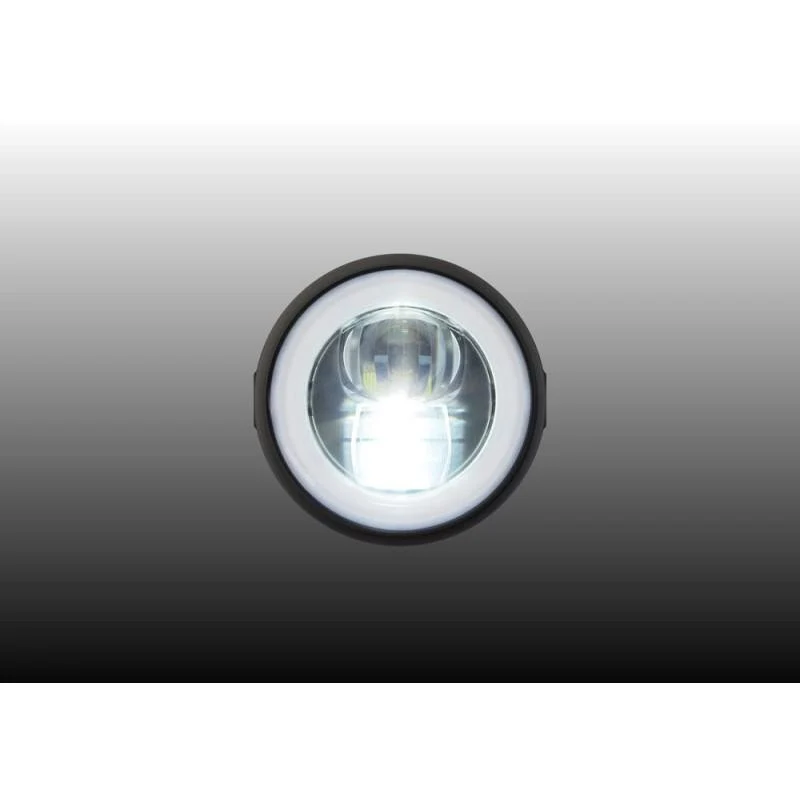 LED-Scheinwerfer Daytona Zentrale oder seitliche Befestigung verchromt