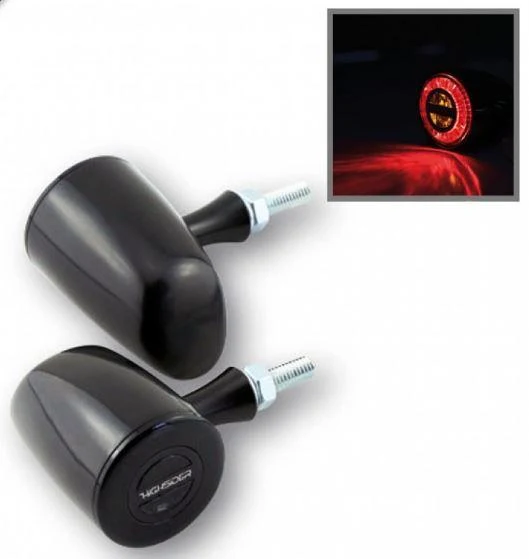 Blinker / LED-Leuchten HIGHSIDER Rocket Classic Schwarz