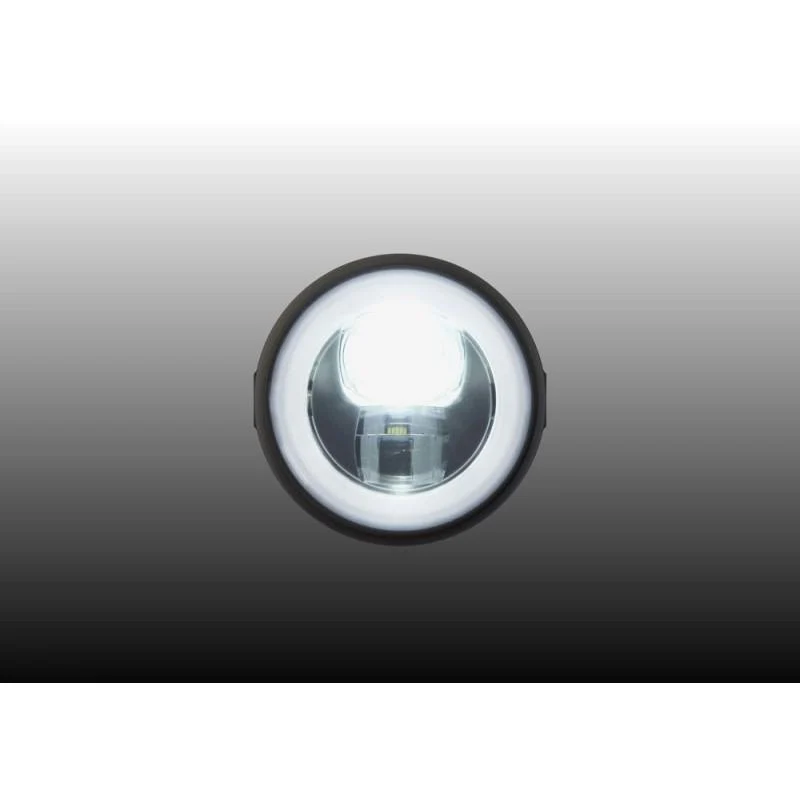 LED-Scheinwerfer Daytona Schwarze zentrale oder seitliche Befestigung