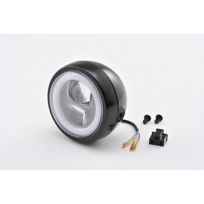 LED-Scheinwerfer Daytona Schwarze zentrale oder seitliche Befestigung