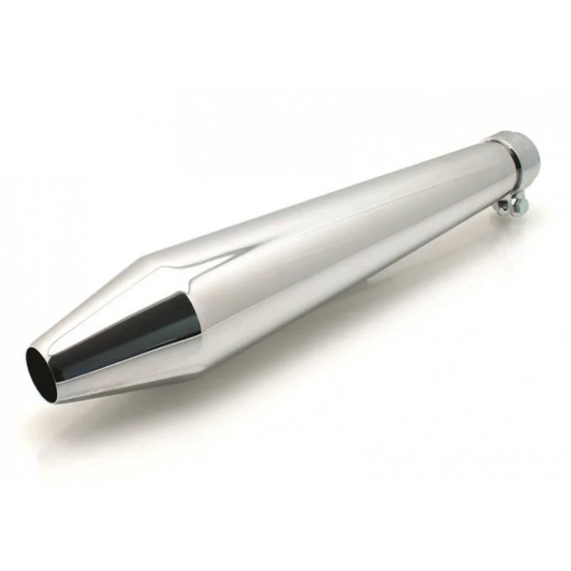Langer Chrom-Megaphon-Auspuff