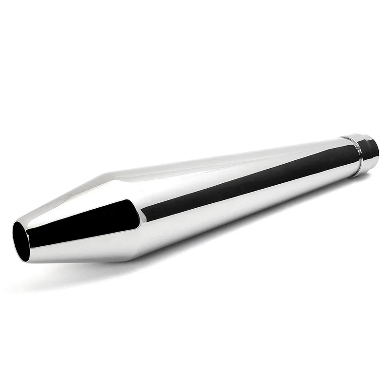 Langer Chrom-Megaphon-Auspuff
