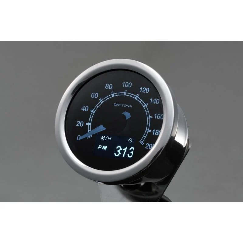 Tachometer Daytona Edelstahl 60mm 200Kmh
