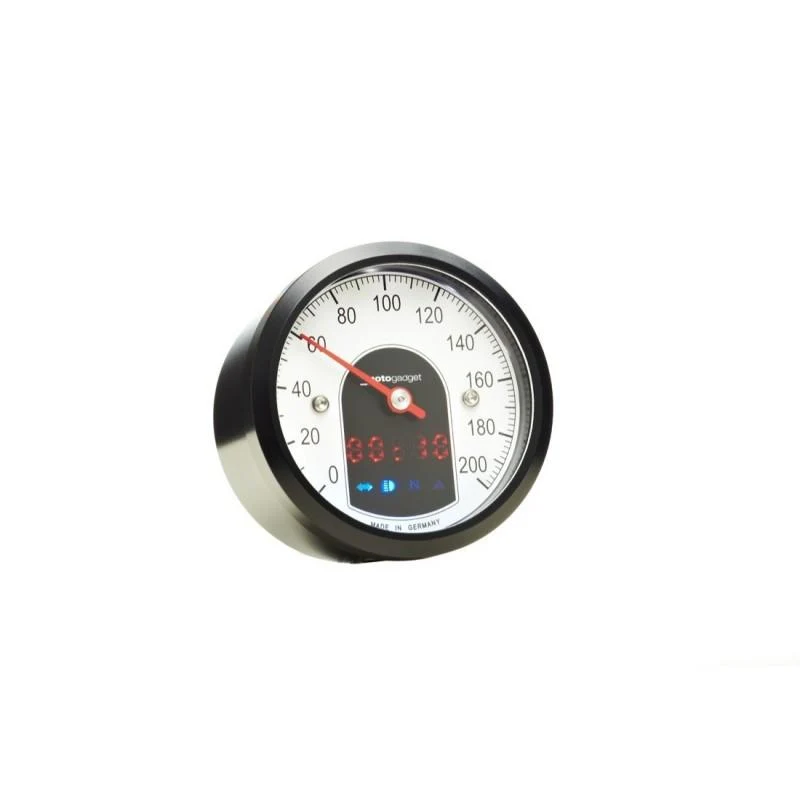 Motoskop Tiny Black Tachometer