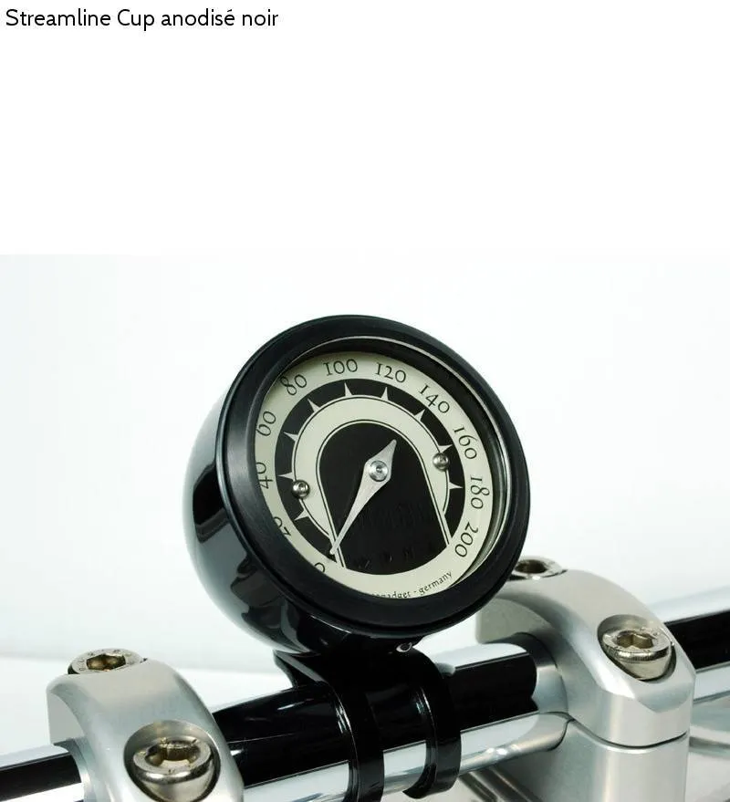 Motoskop Tiny Black Tachometer