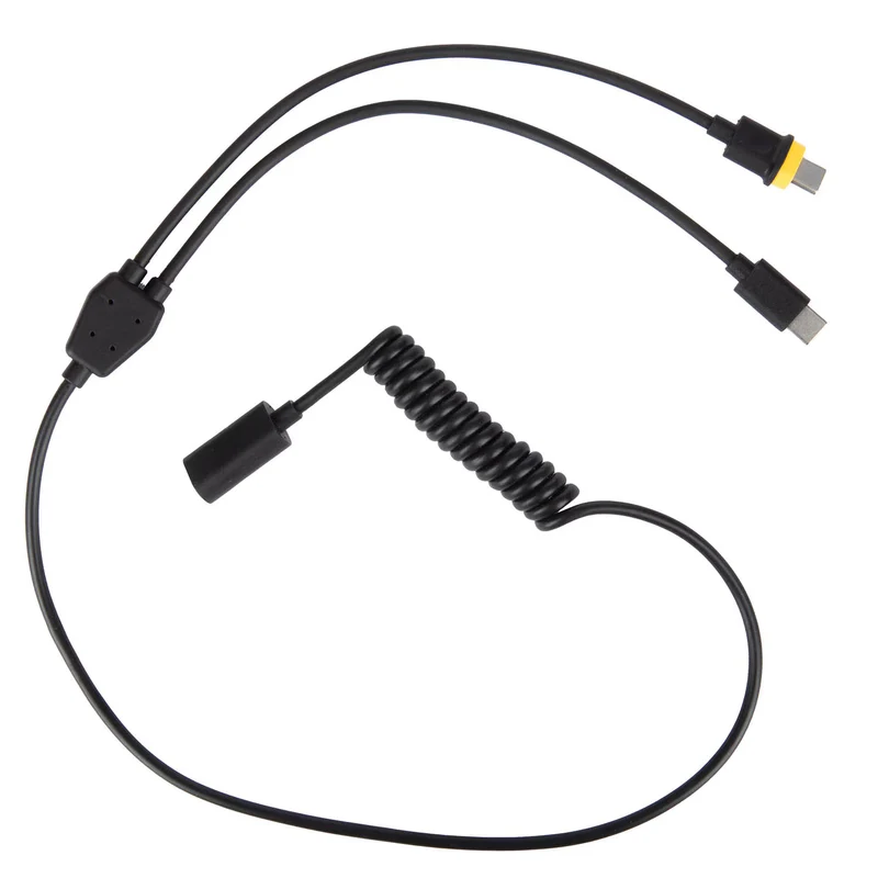 Klim eFire Goggle USB-C 2-in-1 Extension Cable