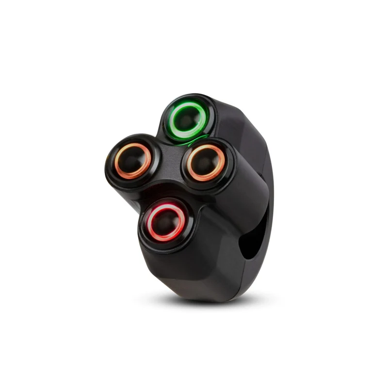 Commodo Led 4 Tasten Schwarz 1 "