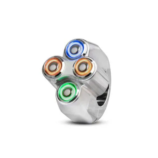 Commodo Led 4 Tasten 22mm poliert