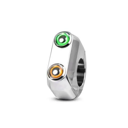 Commodo Led 2 Tasten 22mm poliert