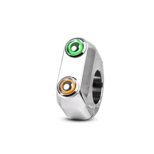 Commodo Led 2 Tasten poliert 1 "