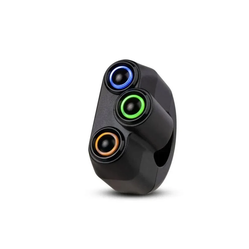 Commodo Led 3 Tasten Schwarz 1 "