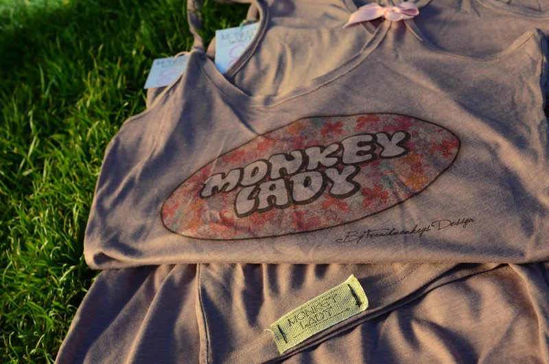 Monkey Lady Trägershirt