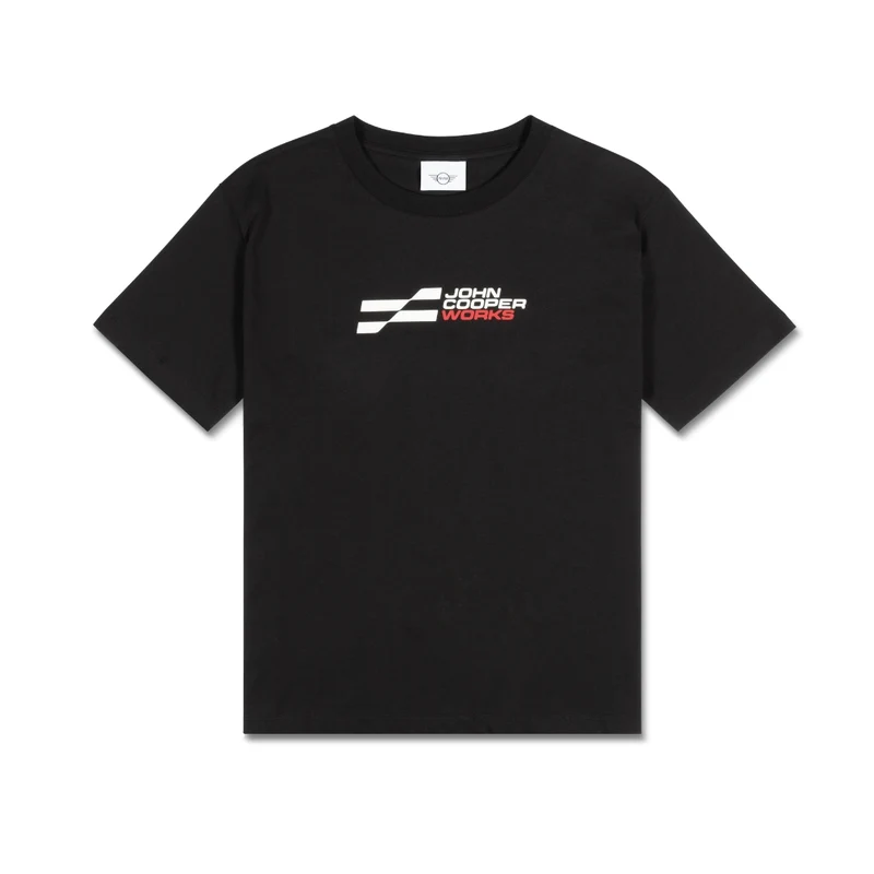 MINI JCW Logo T-Shirt Damen, schwarz