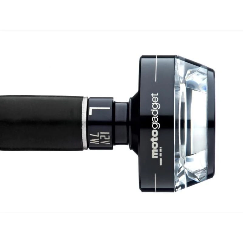 Schwarzer Mo-Blaze Disc Blinker Lenkerende