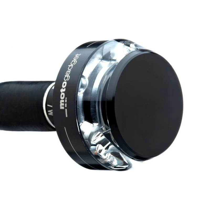 Schwarzer Mo-Blaze Disc Blinker Lenkerende