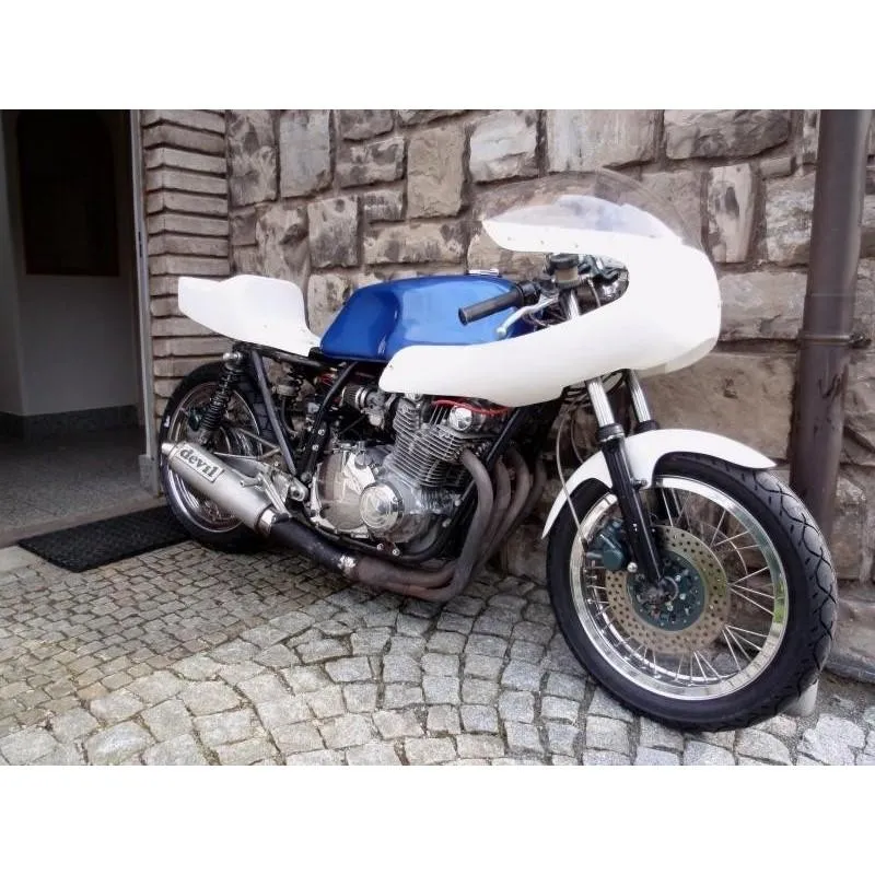 Halbverkleidung café racer Reines Fiberglas