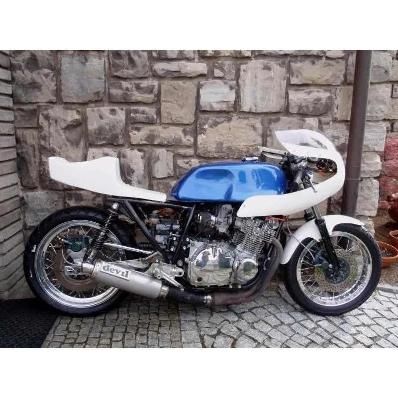 Halbverkleidung café racer Reines Fiberglas