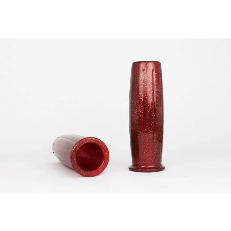 POSH Griffe Rote Metallflocken 22 mm oder 25,4 mm